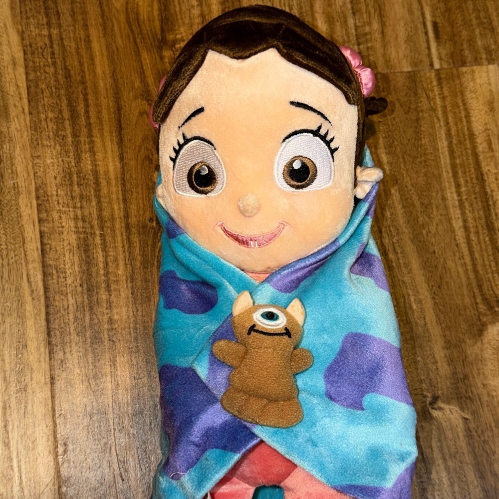 Walt Disney World Babies Monsters Inc Boo plush stuffed animal Sulley blanket - Picture 2 of 7